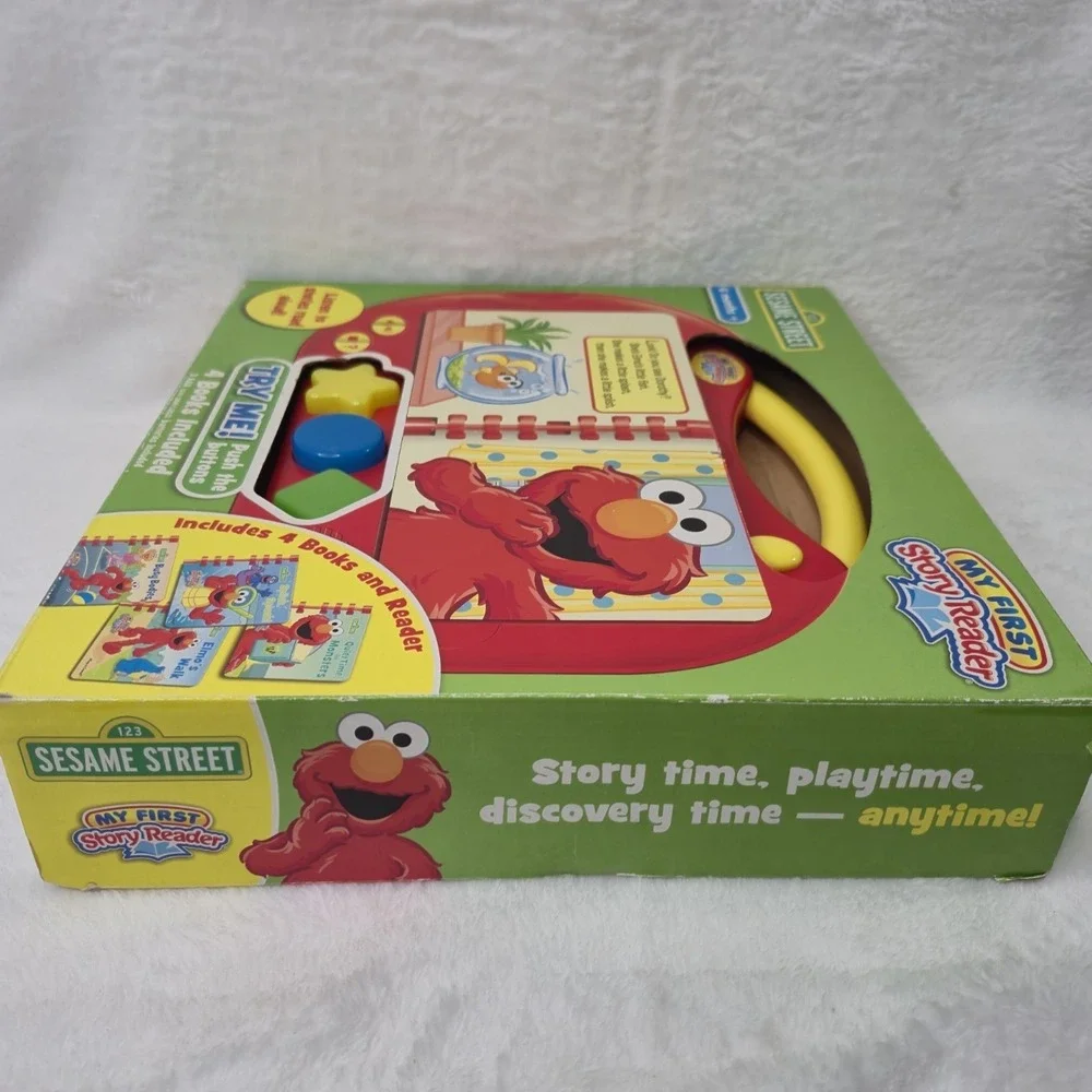 ELMO 2013 My First Story Reader 4 Books Storybook Library Sesame Street
